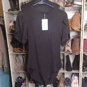 Chic Black Women's Bodysuit